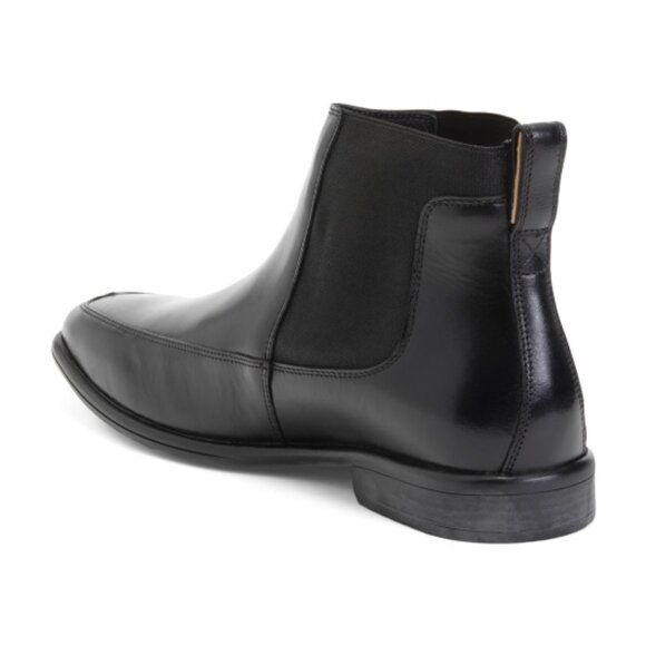 DONALD PLINER Men's 10.5 11 Leather Dress Chelsea Boots Brazil Preppy Classic - Picture 2 of 3